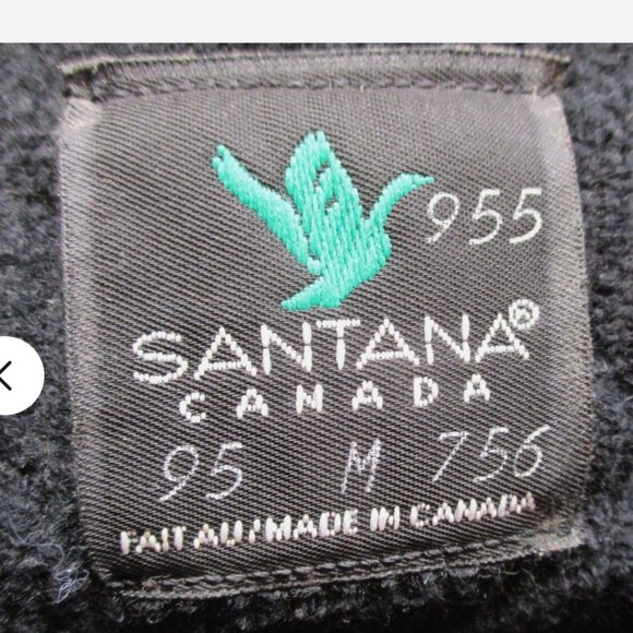 Santana Canada Womens Black Leather Side Zipper Lug Sole Boots Size 9.5 M - Picture 5 of 12